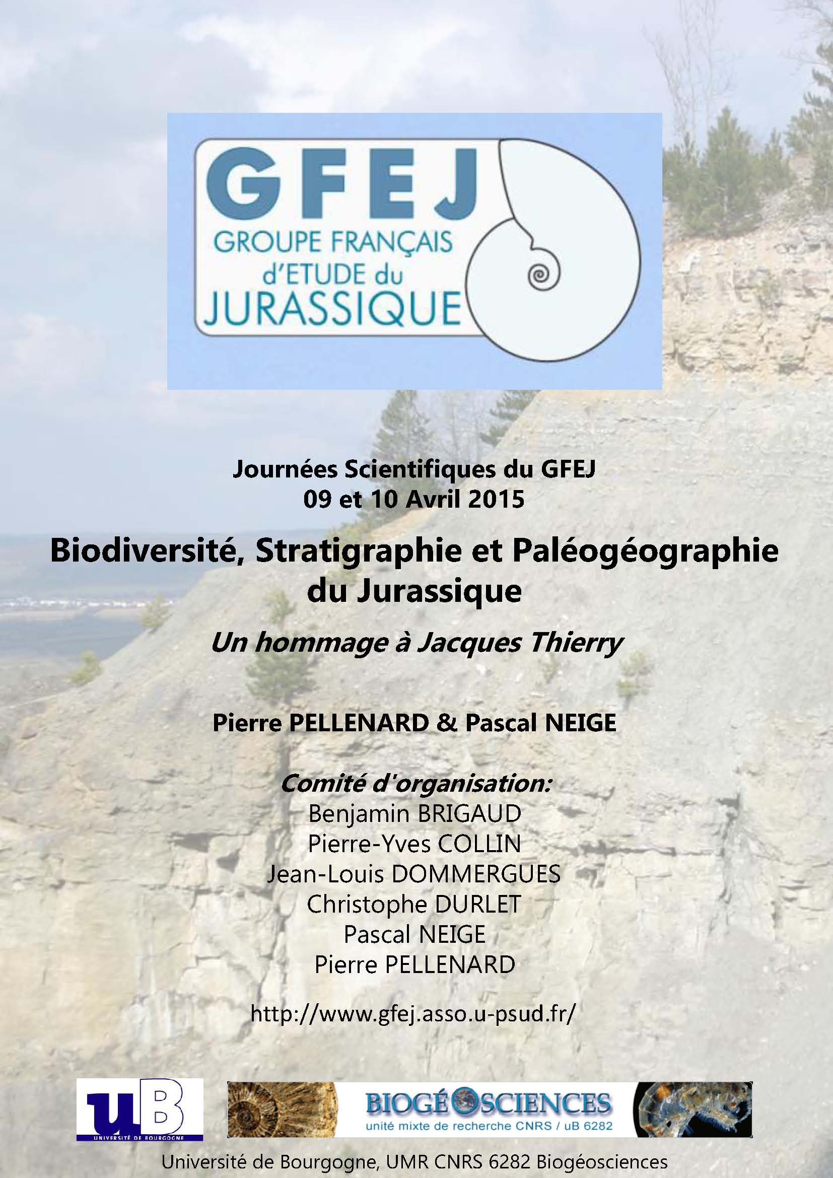 Programme des Journées scientifiques du GFEJ
